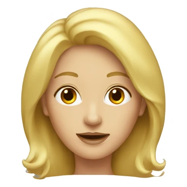 Blonde mature female sticker