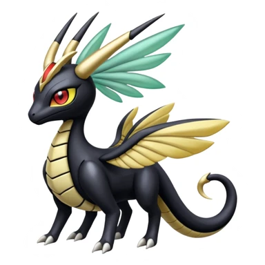 Meloetta-Nargacuga-Giratina-Pokémon-Fakémon-fusion-hybrid-creature sticker