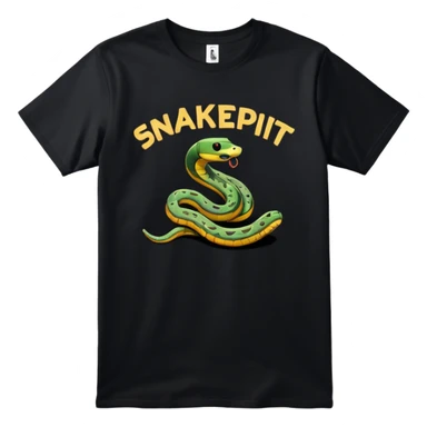 t-shirt-that-says-snakepit-skatepark sticker
