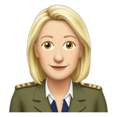 France Marine Lepen political sticker