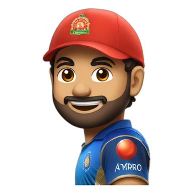Rohit Sharma Royal Challengers Bangalore  sticker