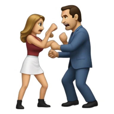 Woman fights Al Bundy sticker