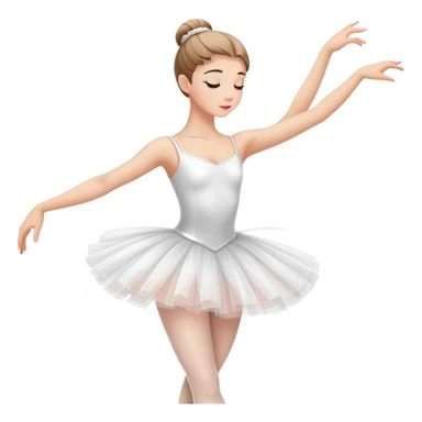 ballerina dancing side profile  sticker