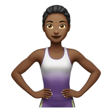 runner girl sticker
