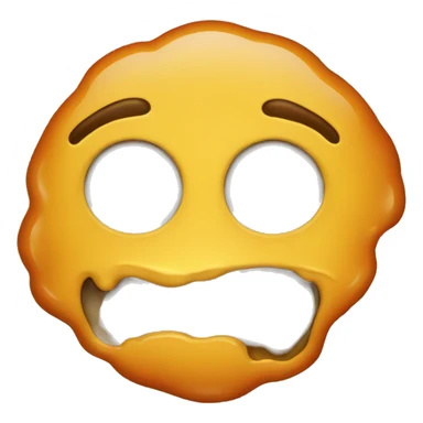 melted face  sticker