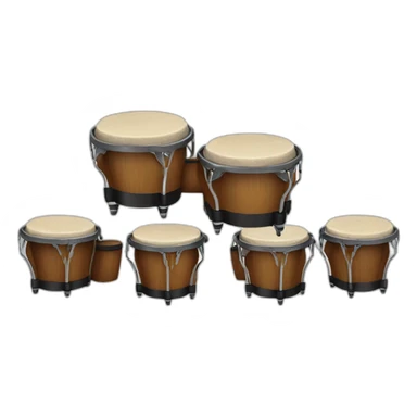 only a pair of bongos, no sticks sticker