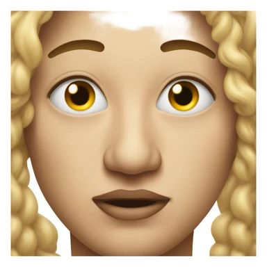 One eye bigger than the other  sticker