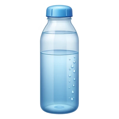 Aesthetic water bottle emoji  sticker
