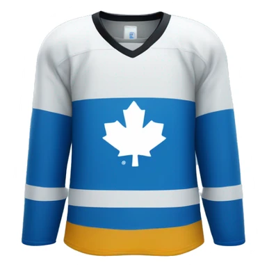 hockey jersey blue S logo sticker