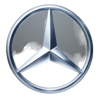 Mercedes benz logo sticker