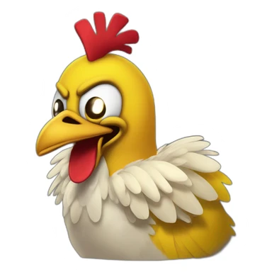 chica the chicken from five night at freddy sticker