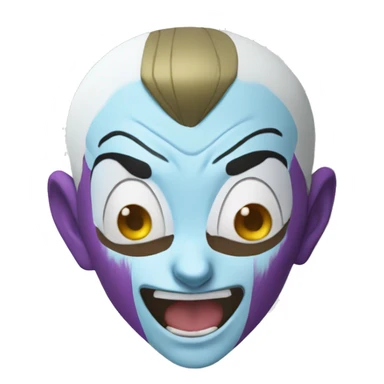 Whis from dragon ball yelling sticker