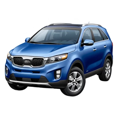 KIA Sorento 2002 год синий цвет sticker