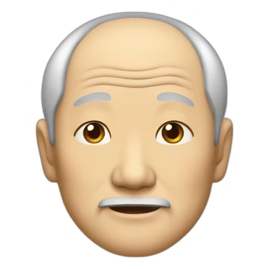 old japonese man sticker