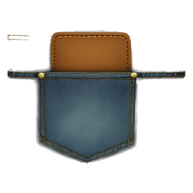 Jean pocket sticker