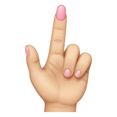 👉 make a emoji with that’s but have the middle finger an pinky also poke out but hide the thumb sticker