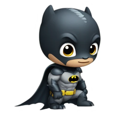 baby dinosaure batman sticker