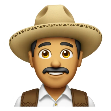 mexican man with a mexican ha sticker