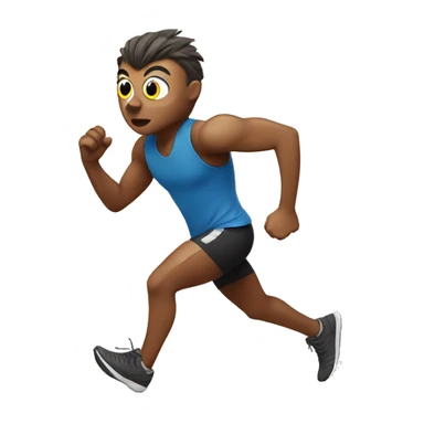 an owl as a runner sticker