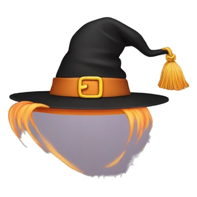 salute emoji with witch hat sticker