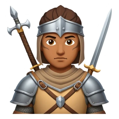 medieval warrior sticker