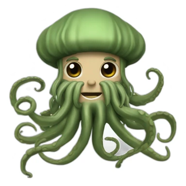 Davy Jones with tentacles sticker