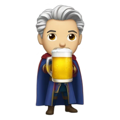 Docteur strange-drink-beer sticker