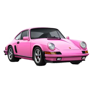 Pink Porsche 911 2024 sticker
