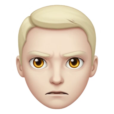 Menacing look sticker