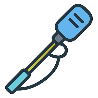 boom pole microphone, clean icon, simple background sticker