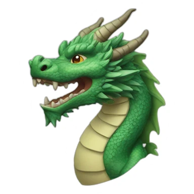 asian dragon sticker