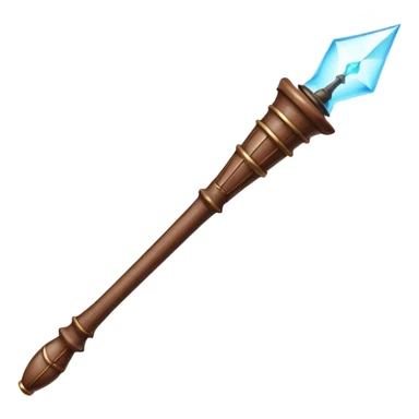 Harry Potter magic wand Brown and sade sticker