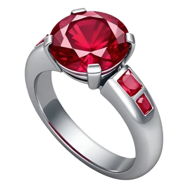 glitter rubi married ring sticker