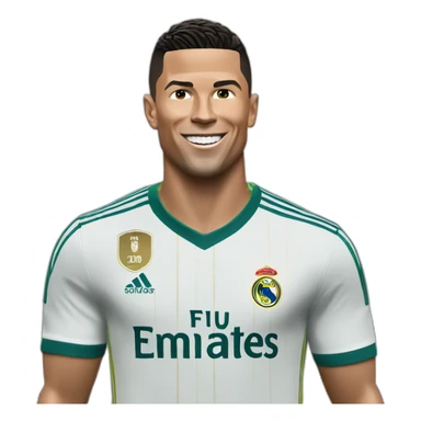 Ronaldo qui fait sa célébration sticker