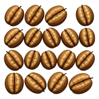 Walnut nuts sticker