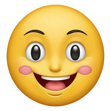 Emoji, smiley face, winking with one eye sticker