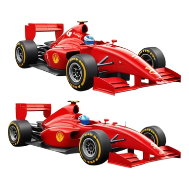 F1 racing car sticker