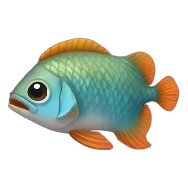 Kissie fish sticker