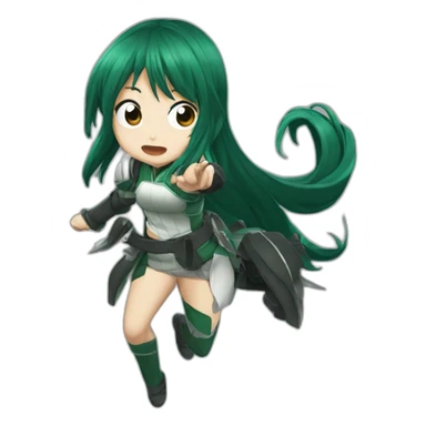 Tsuyu Asui from MHA sticker