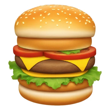 Burger menu emoji sticker