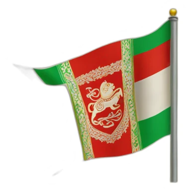 old persian flag sticker
