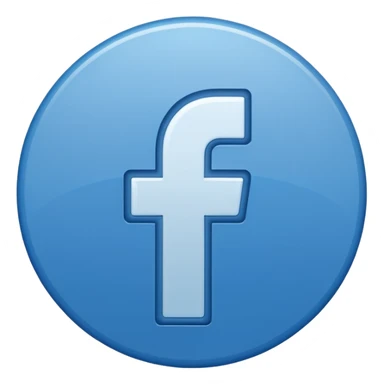 Fb blue badge icon sticker