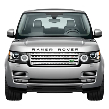 silver range rover sticker