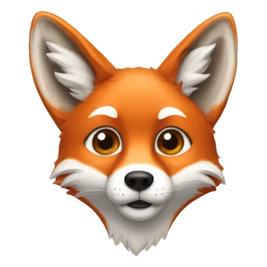 Fox ears sticker