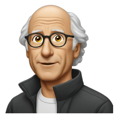 Larry David sticker