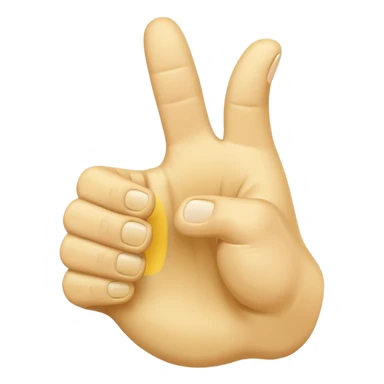 thumbs up emoji, yellow hand, positive sticker
