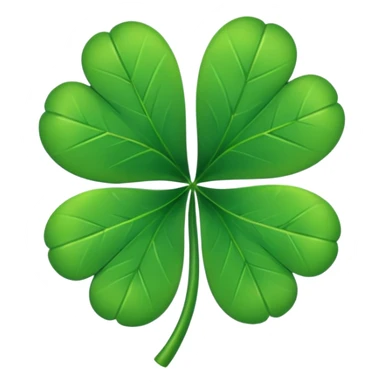 Trebol de 5 hojas emoji sticker