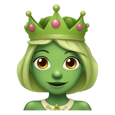 Frog princess  sticker