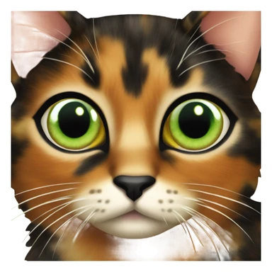 Tortoiseshell cat sticker