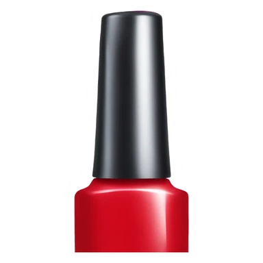 Nail polish red sticker